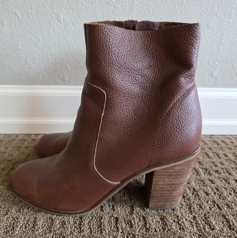 Dr. Scholl's Rich Brown Heeled Boots